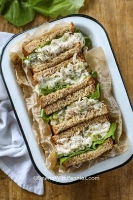 plated Classic Tuna Salad