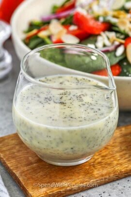 jar of Poppy Seed Dressing