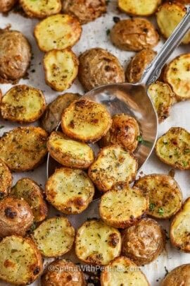 Ranch Potatoes on a spoon